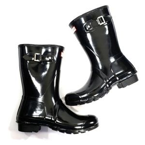 Hunter Original Gloss Short Rain Boots 8